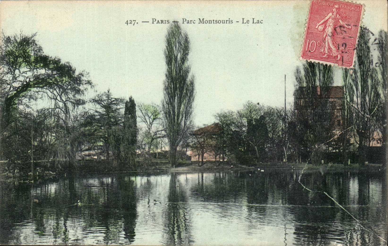 Paris (14) - Park of Montsouris-Lake--CPA