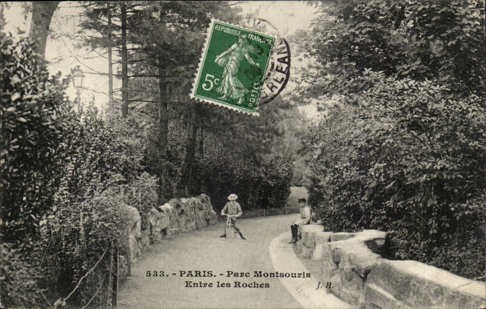 Paris (14) - the Montsouris- Park Between the Rocks-CPA
