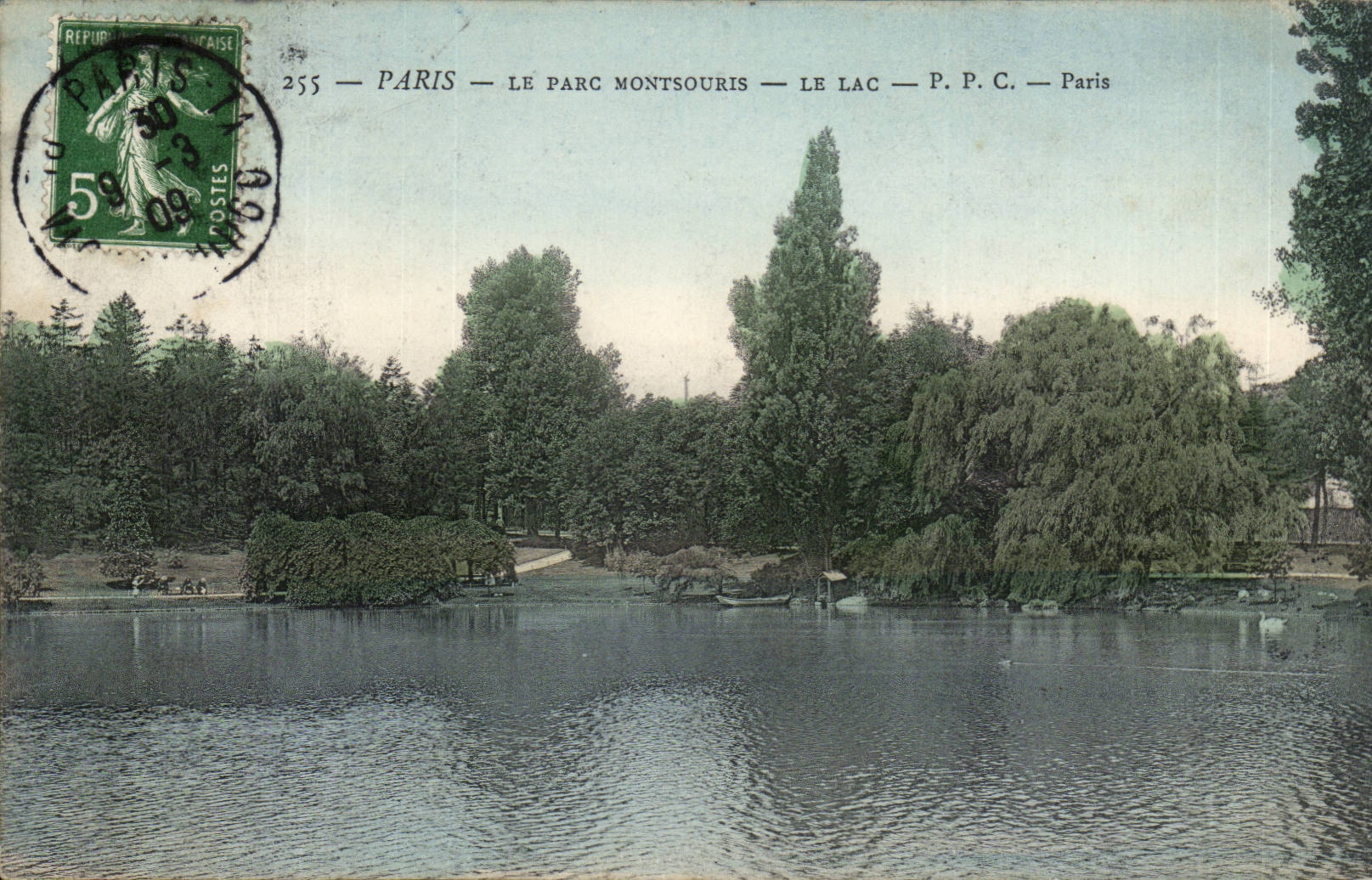 Paris (14) - the Montsouris- Park the Lake - CPA