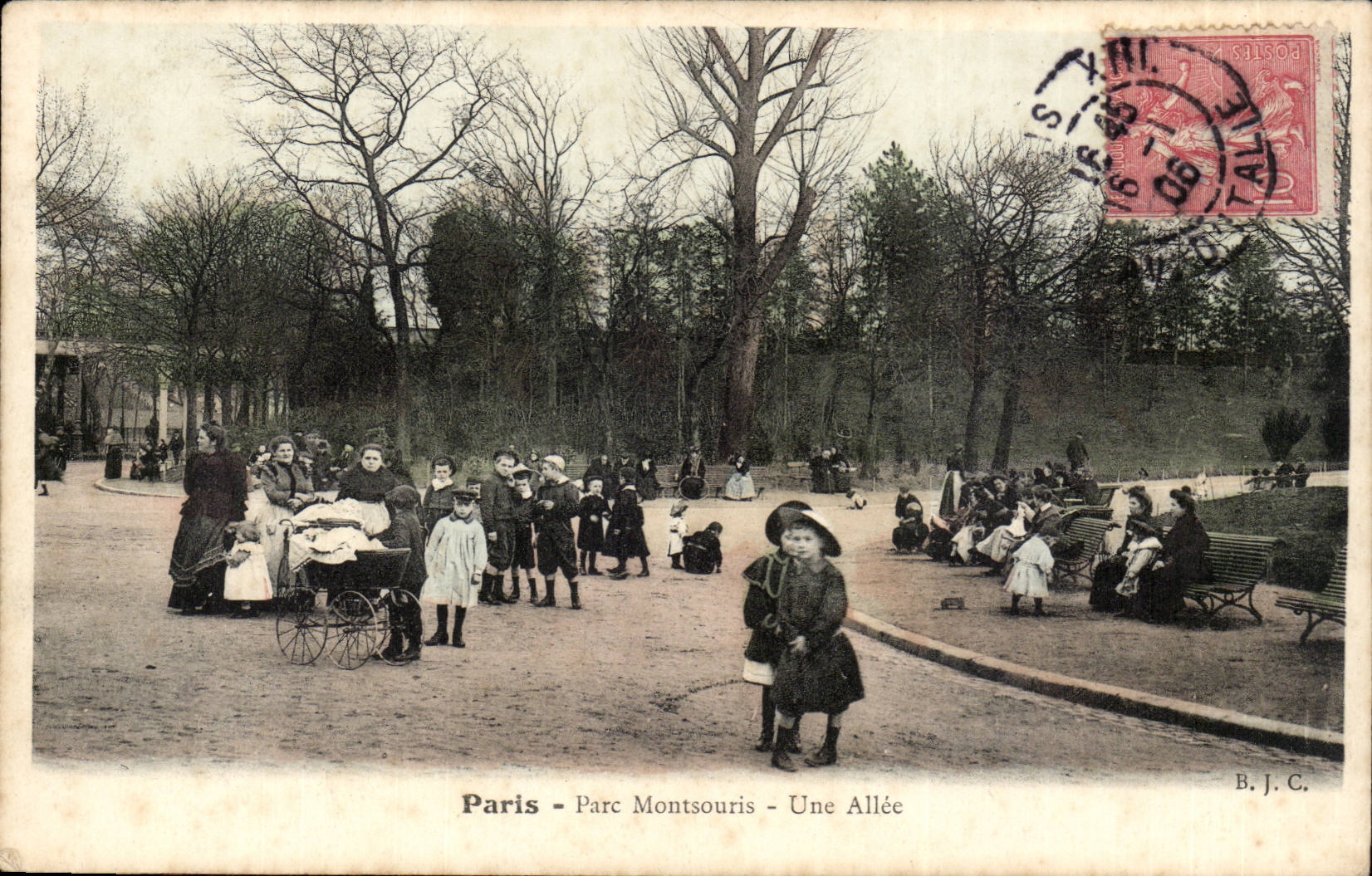 Paris (14) - Park of Montsouris- a Alley-Child --CPA