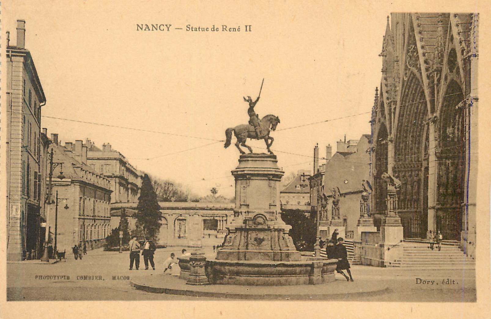 CPA Nancy Statue de Rene II 