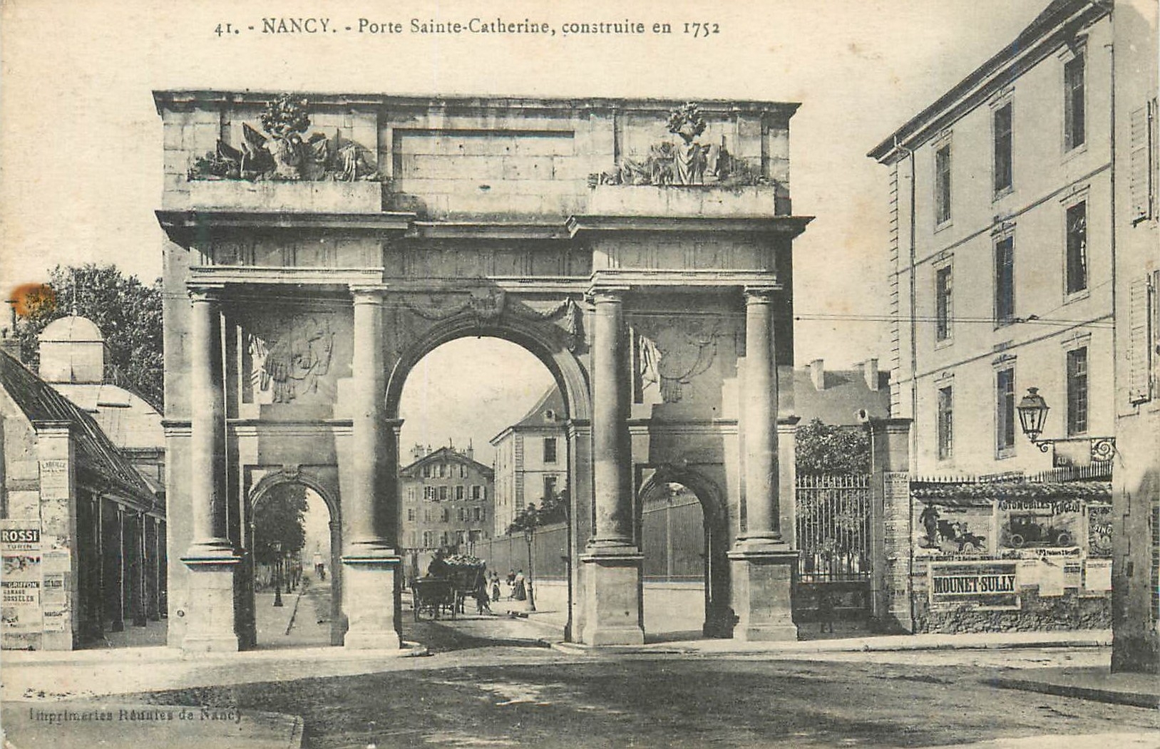 CPA Nancy Porte Sainte Catherine 