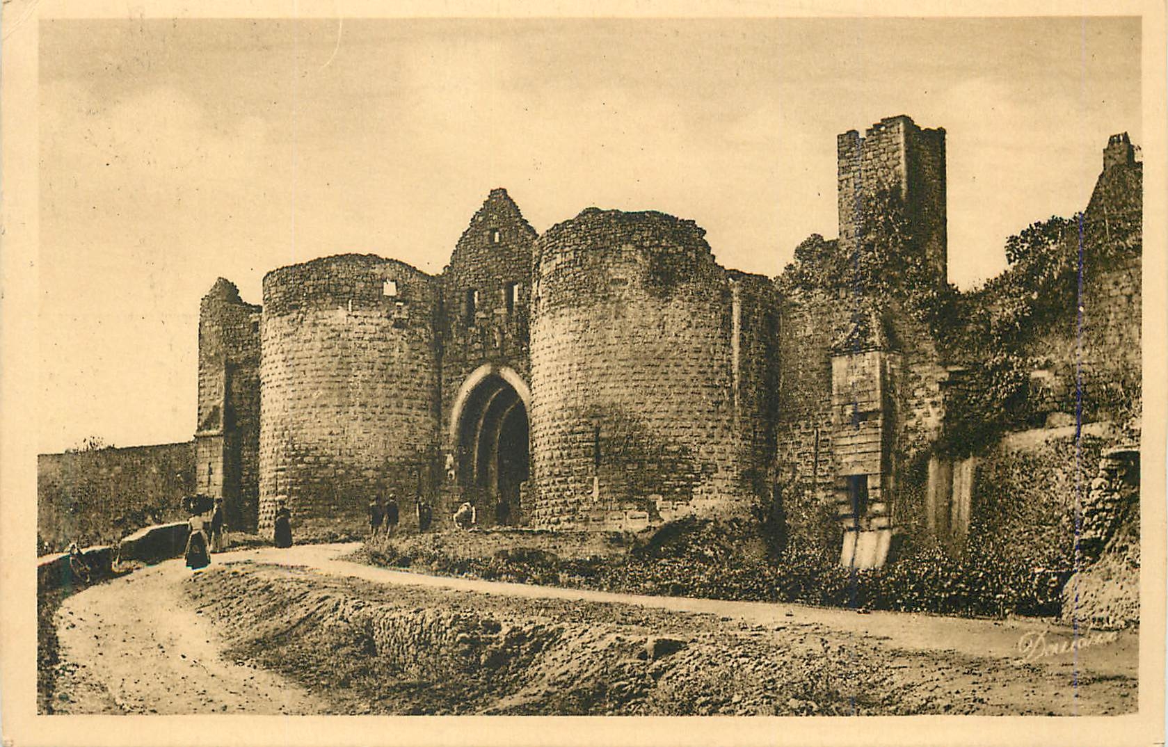 CPA Domme En Sarladais Porte des Tours 