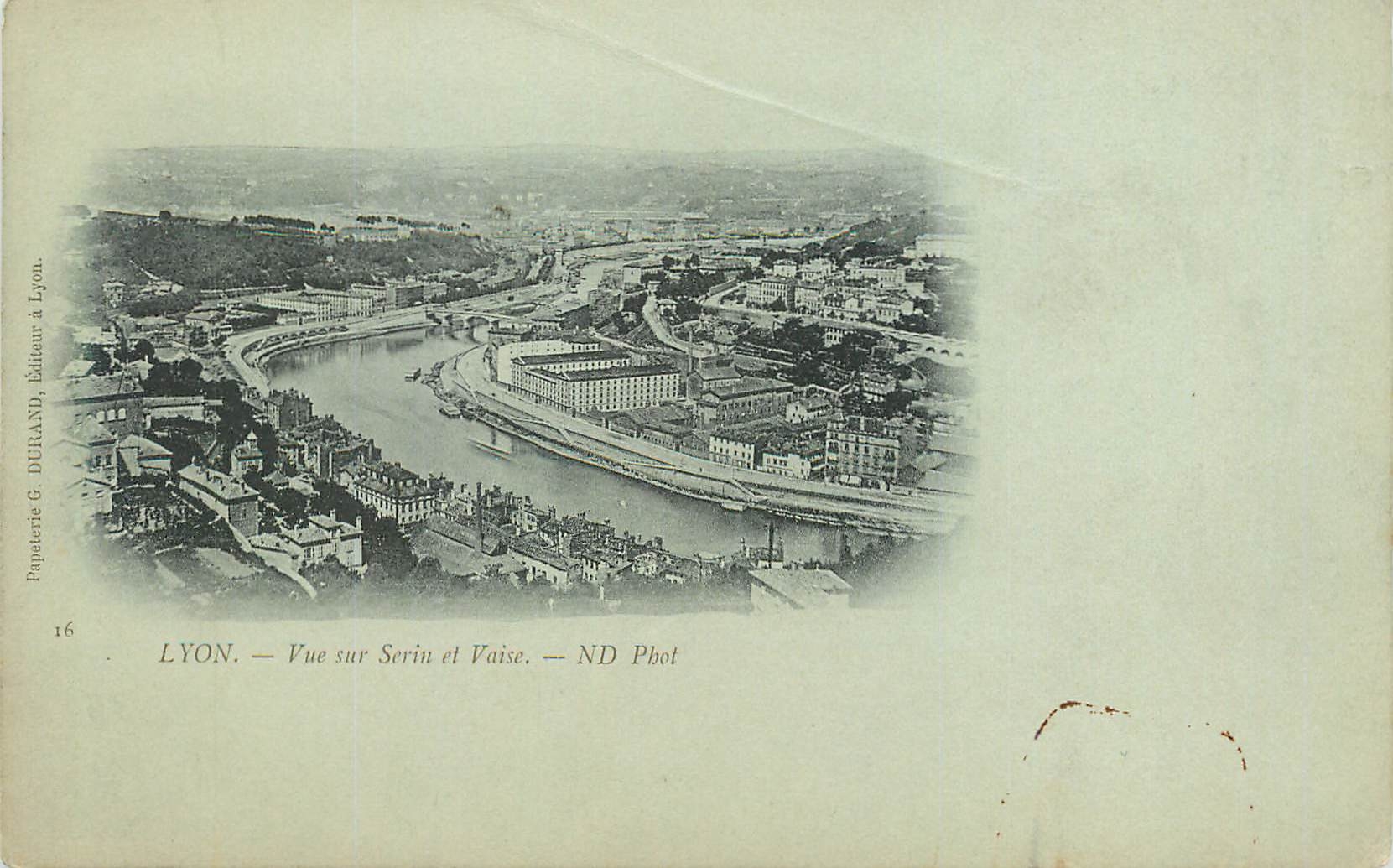 CPA Lyon Vue sur Serin et Vaise 