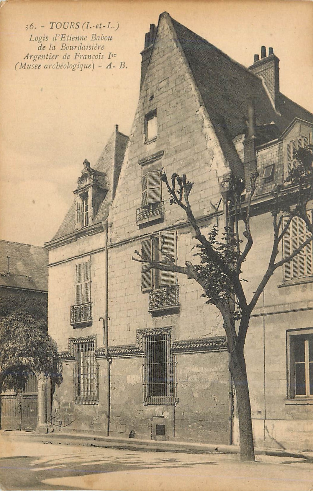 CPA Tour(I et L)logis d'etienne bavou de la bourdassiere argentier de francois Ier