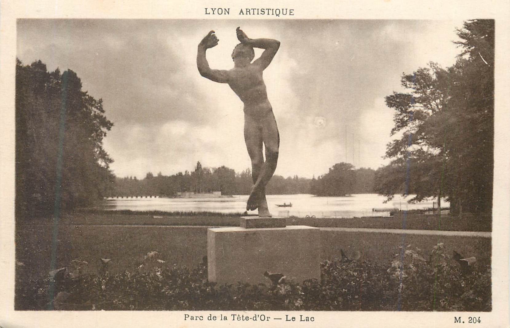 CPA Lyon artistique parc de la tete d'or le lac