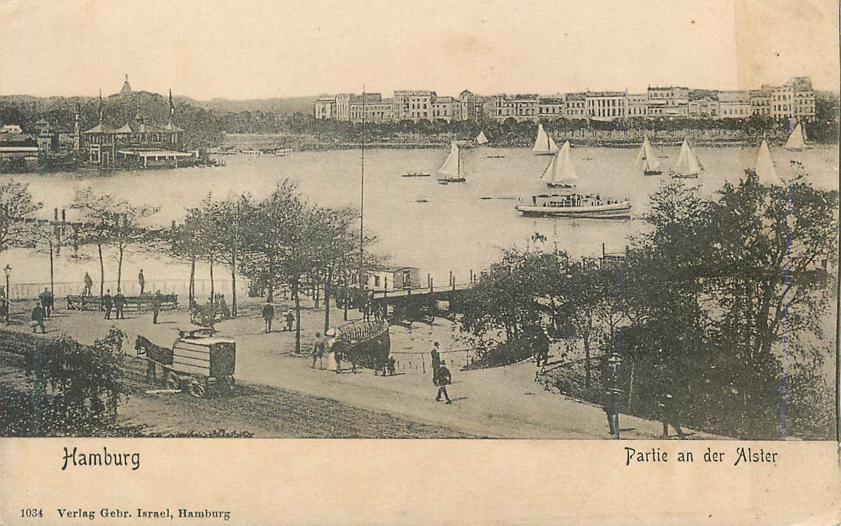 CPA Hamburg partie en der Alster