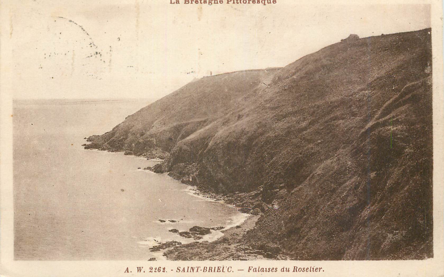 CPA Saint-Brieuc Falaises du Roselier