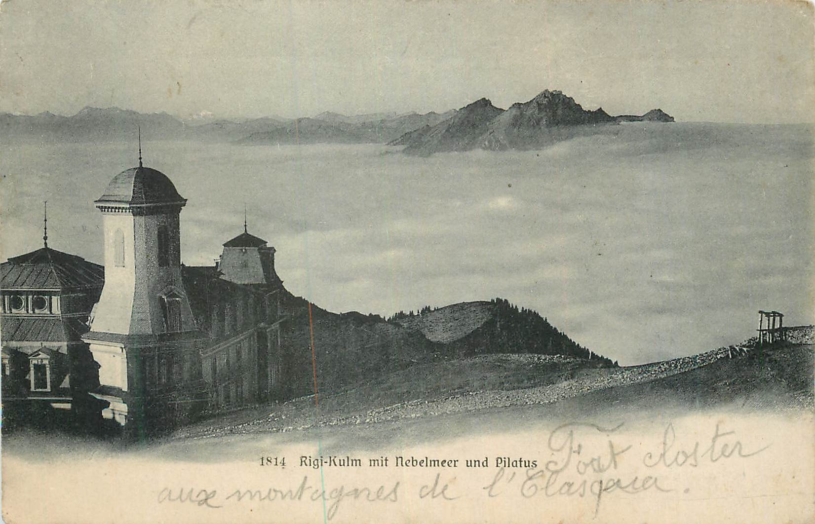 CPM Rigi-Kulm mit Neblemeer und Pilatus