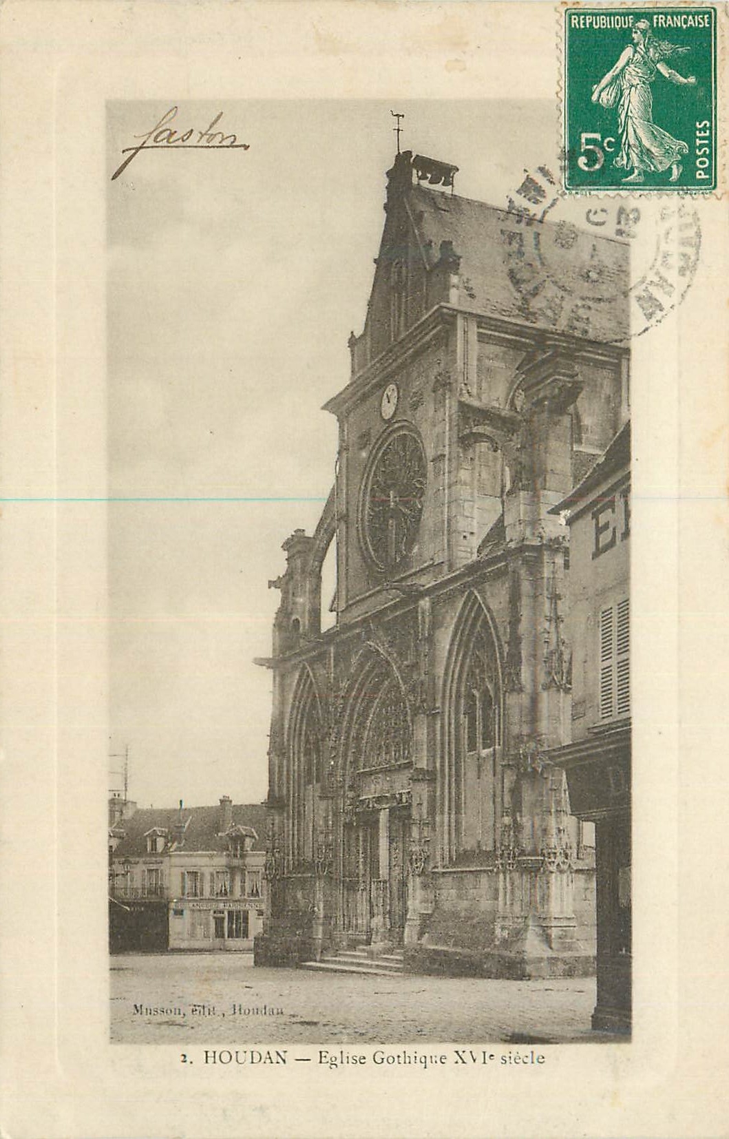 CPA Houdan Eglise Gothique XVIe siecle