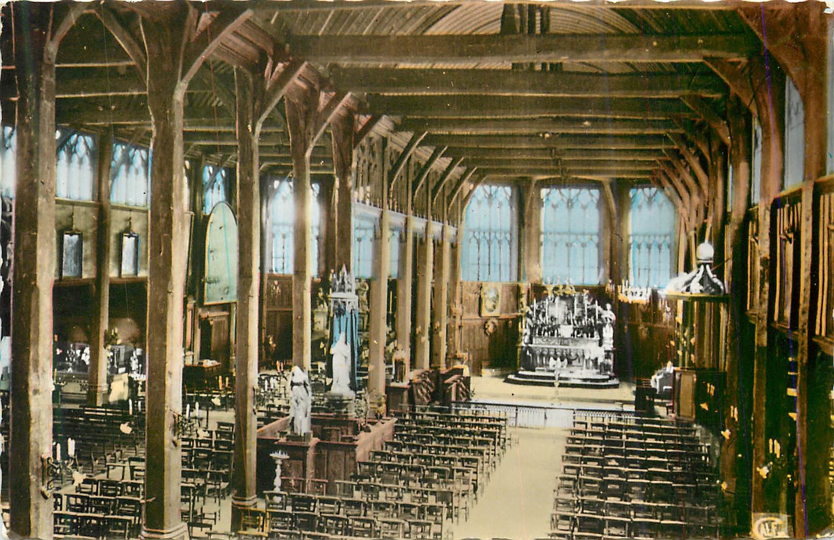 CPM Honfleur (Calvados) Interieur de l'Eglise