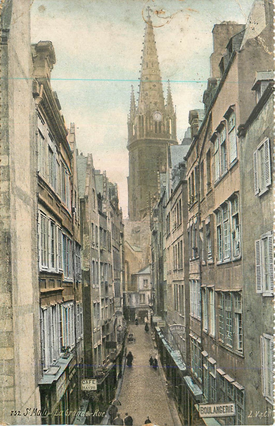 CPA St Malo La Grande Rue