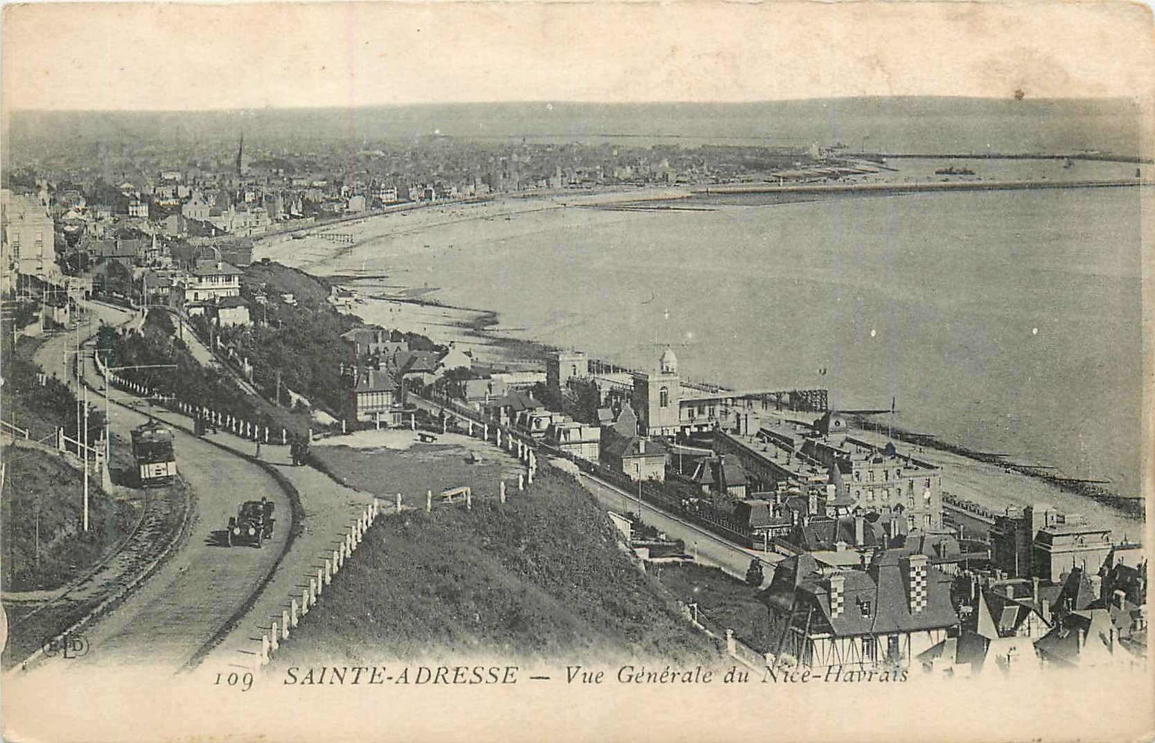 CPA Sainte-Adresse Vue generale de Nice-Harrais
