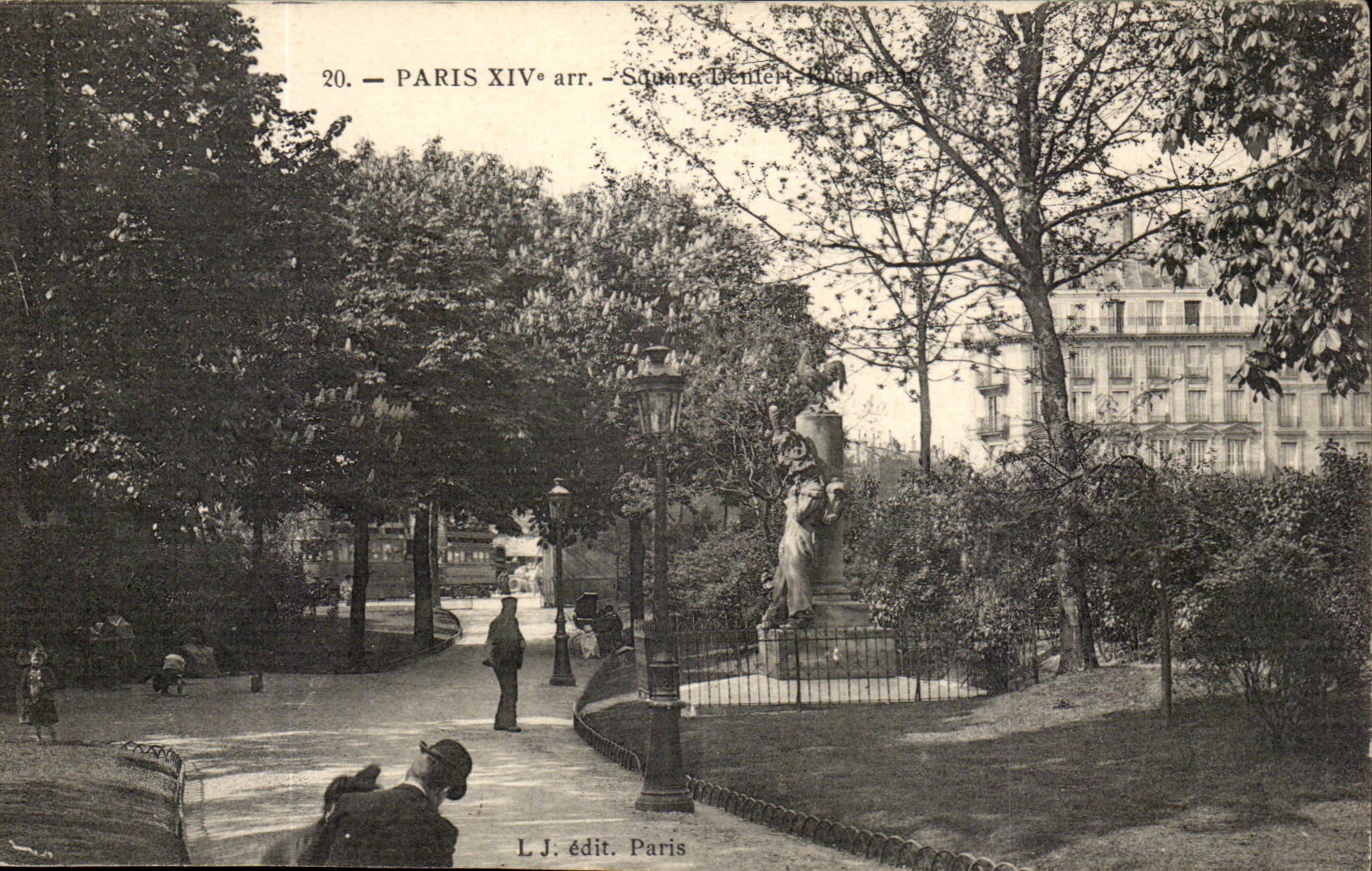 Paris 14 - Place Denfert - Monument has Charlet - CPA