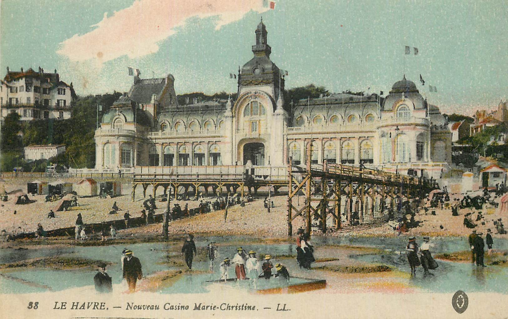 CPA Le Havre Nouveau Casino Marie Christine LL