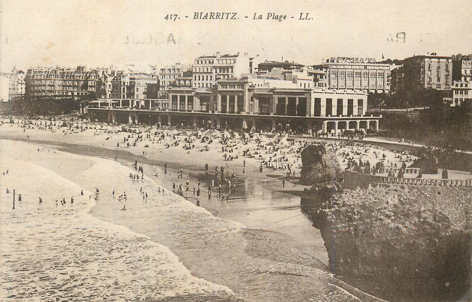 CPA Biarritz La Plage