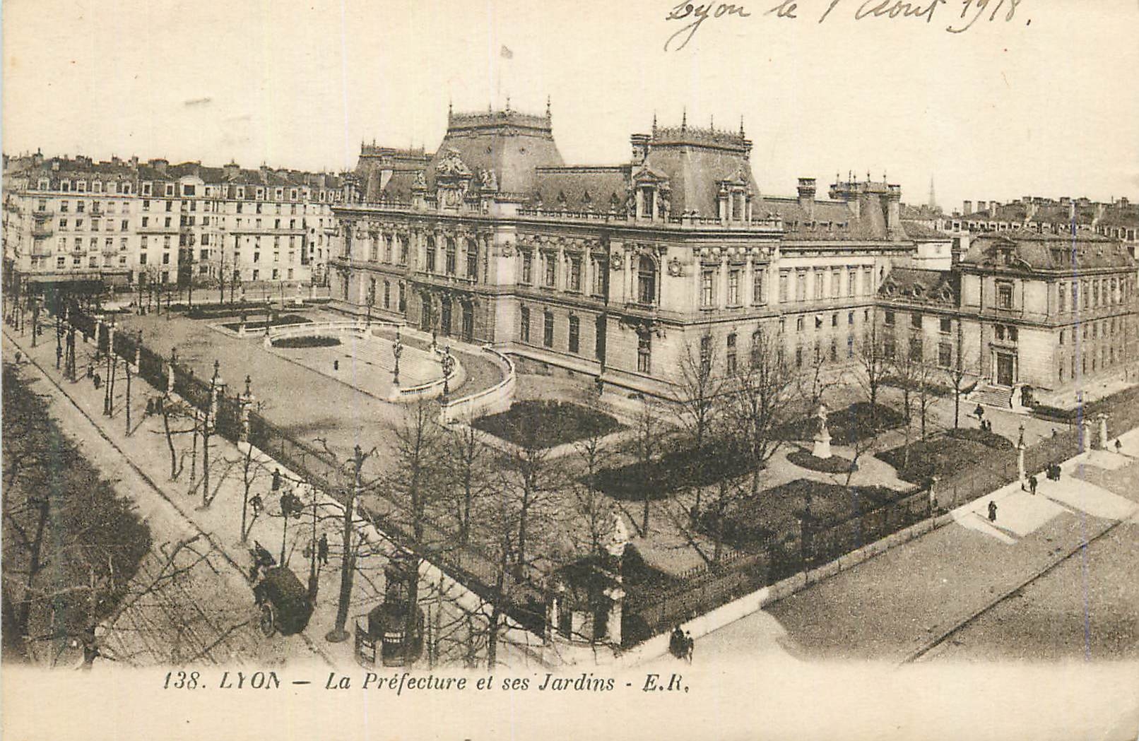 CPA Lyon La Prefecture et Ses Jardins