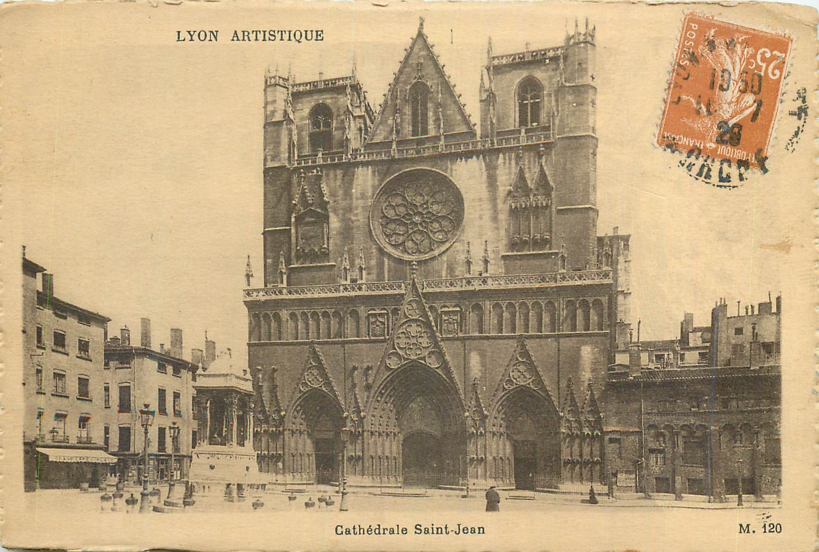 CPA Lyon Artistique Cathedrale Saint Jean