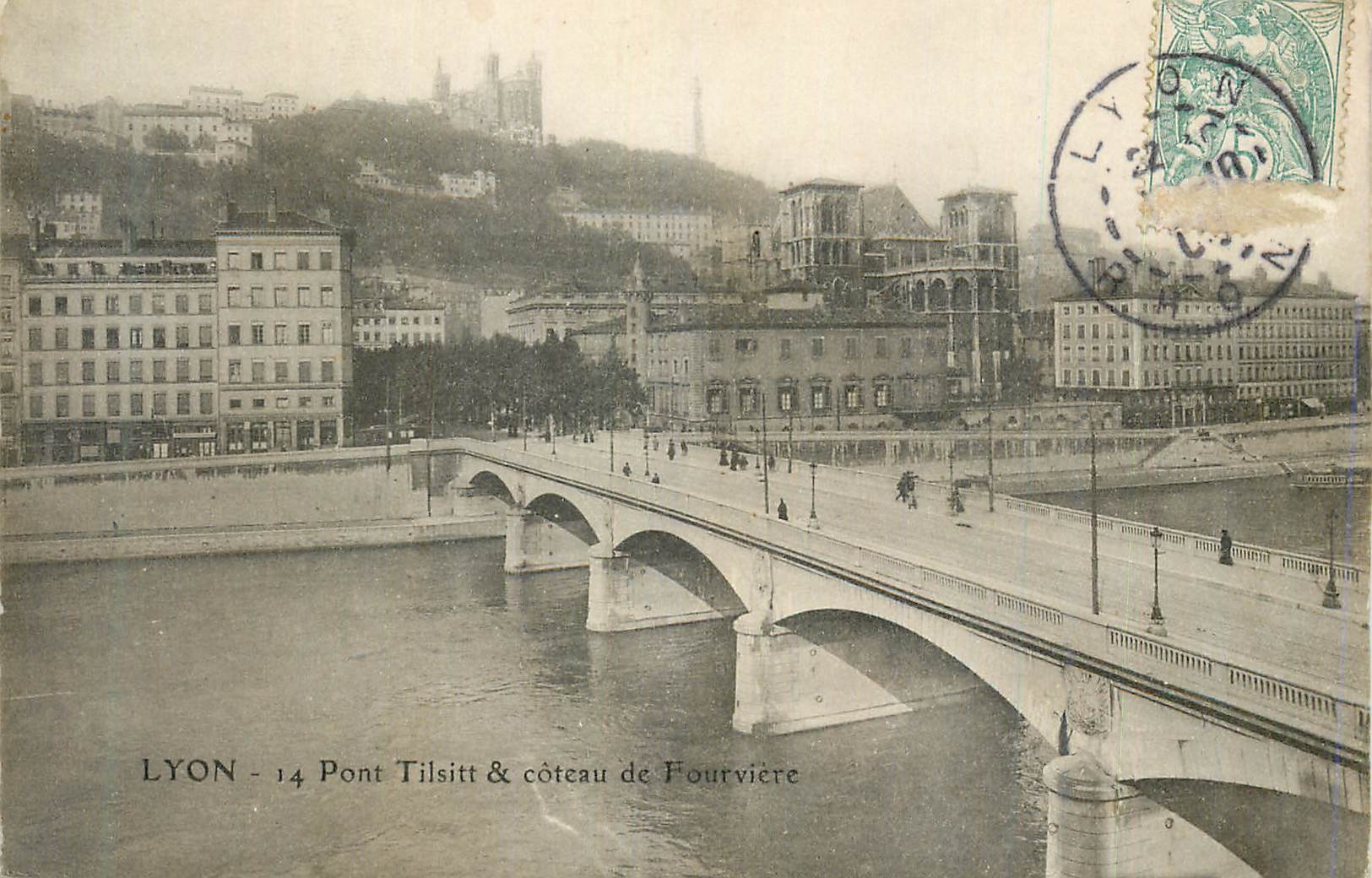 CPA Lyon Pont et Coteau de Fouviere