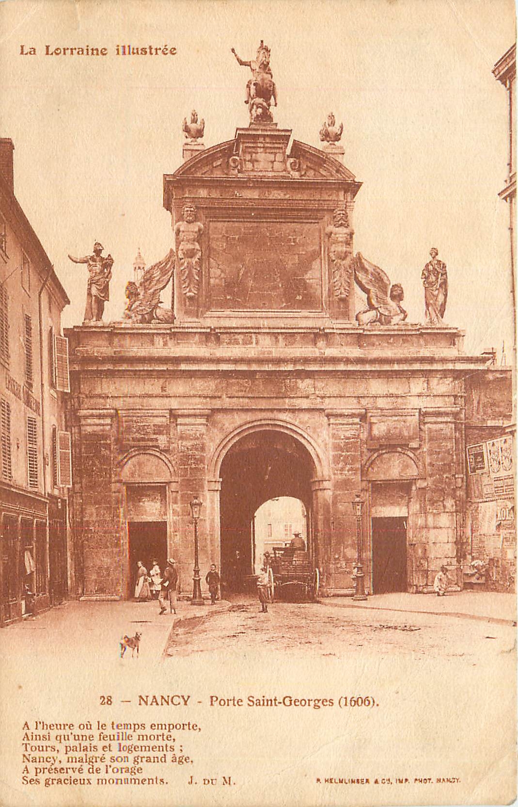 CPA La Lorraine Illustree Nancy Porte Saint Georges (1606)