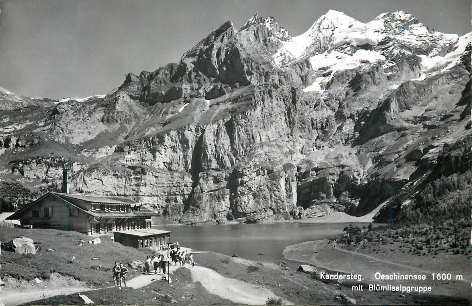 CPM Kanderteg Oeschinensee 1600m mit Blumlisalpgruppe