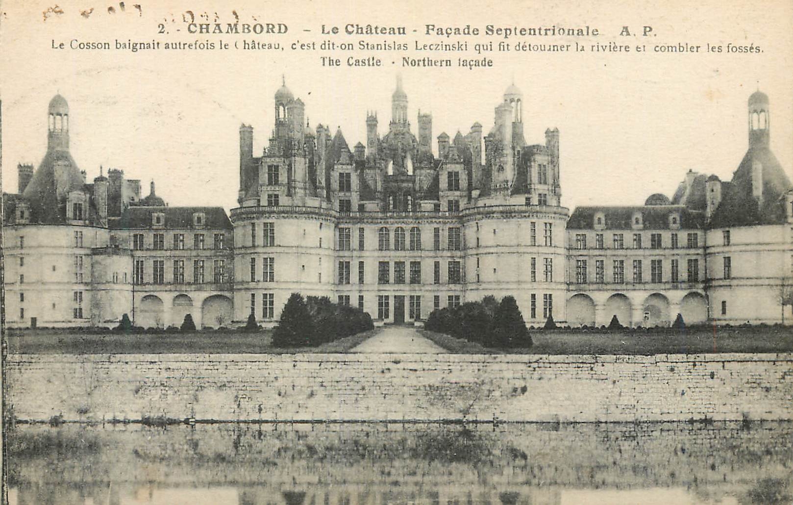 CPA Chambord le Chateau Facade Septentrionale