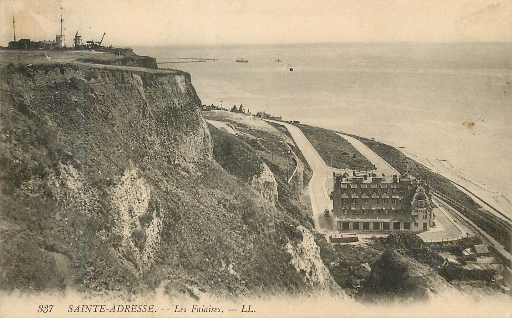 CPA Sainte Adresse les Falaises