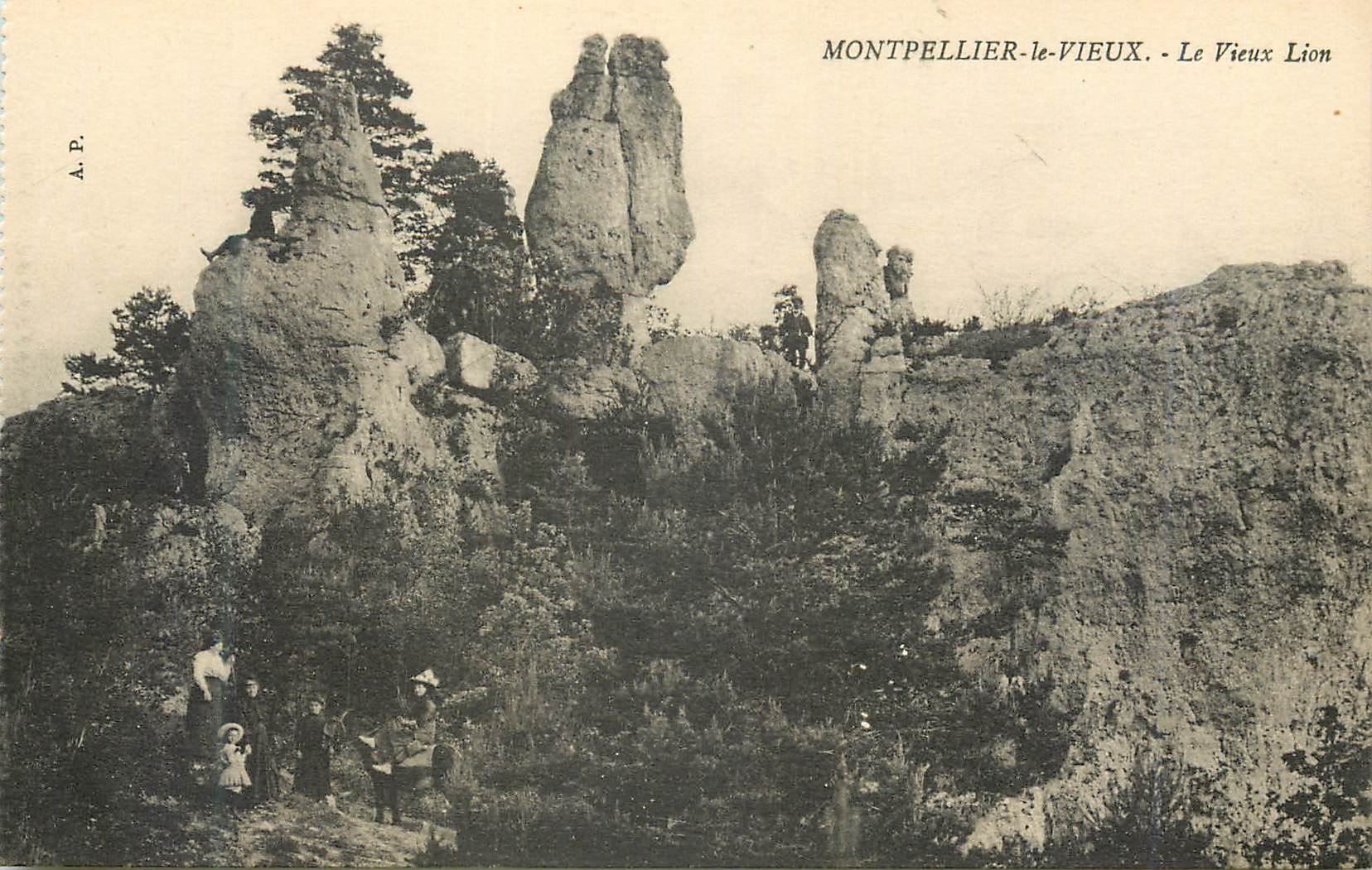 CPA Montpellier le Vieux Le Vieux Lion
