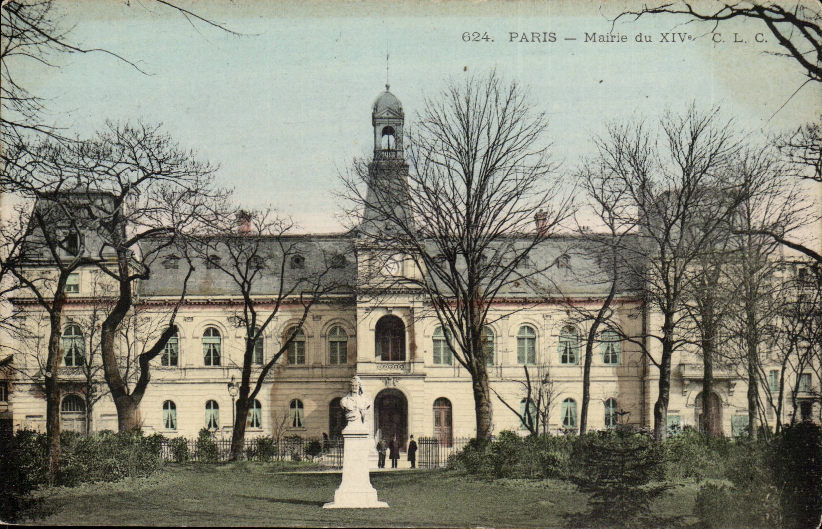 Rathaus Paris-14 des Bezirkes XIV - CPA