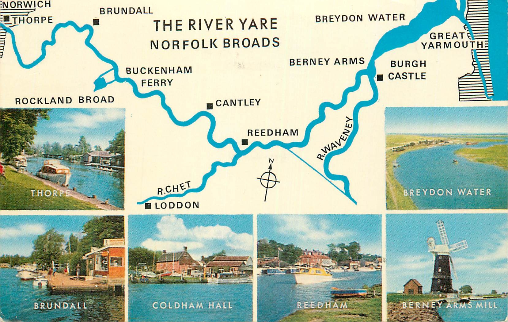 CPM The river Yare Norfolk broads Norwich
