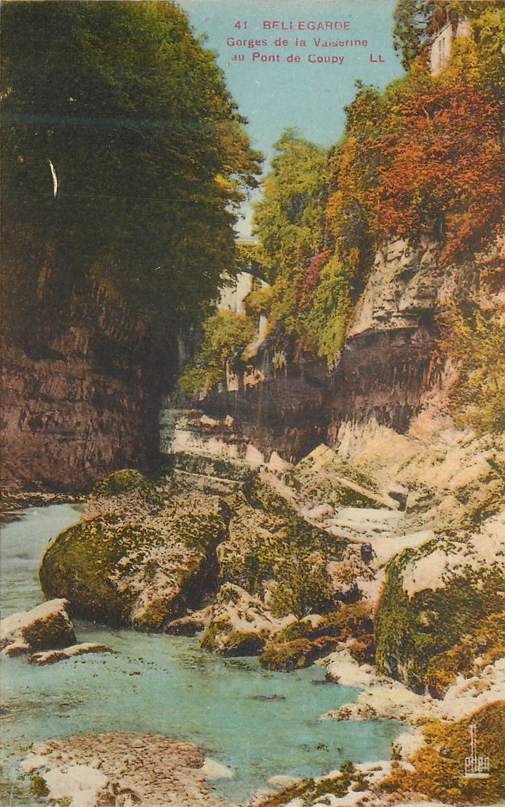 CPA 41 bellegarde gorges de la va pont de coupy ll