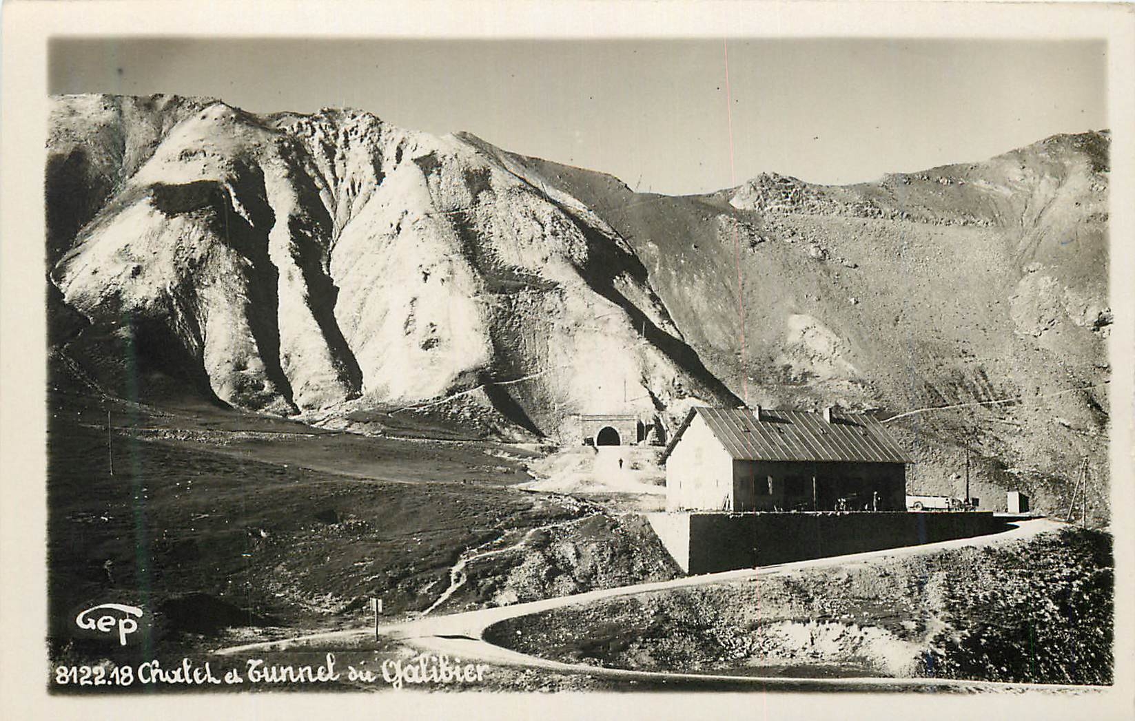 CPM 812218 cholet et tunnel du galibier