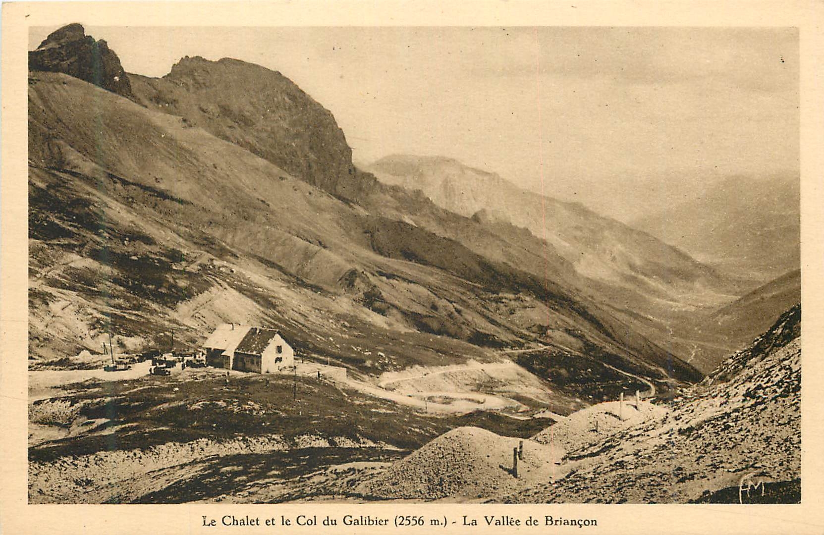 CPA Le cholet et le col du galibier(2556 m) la vallee de briancon