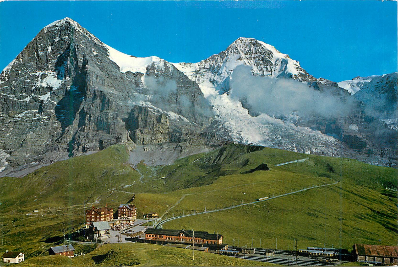 CPM Kleine Scheidegg 2061 m Eiger Nordwand und Monch