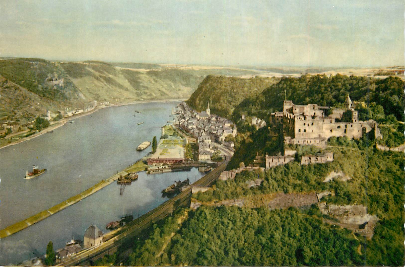 CPM Goar am Rhein und Burg Rheinfels