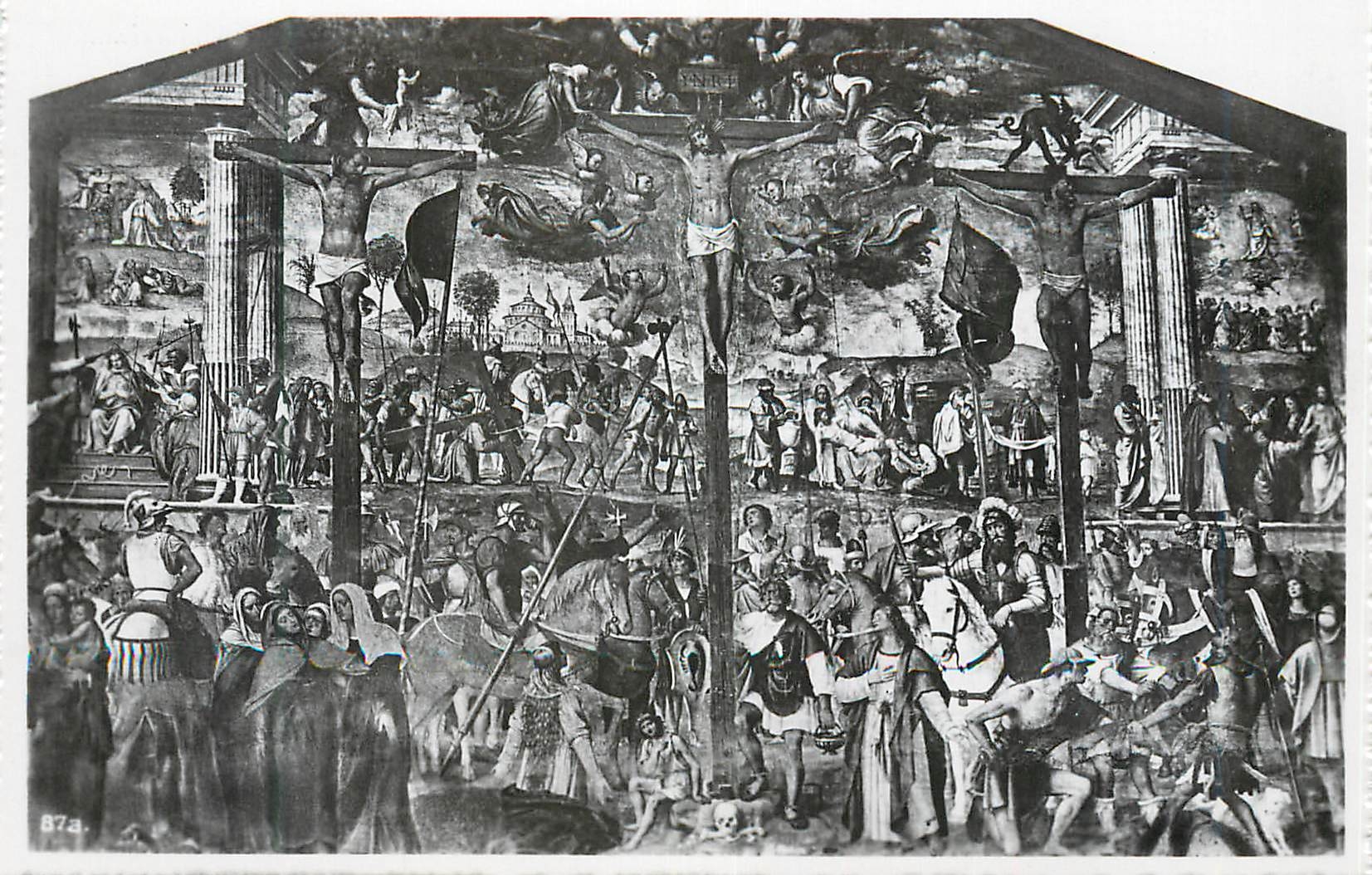 CPA 87 a Lugano Chiesa Santa Maria Degli Angeli Crocifiselone di Bernardino Luino