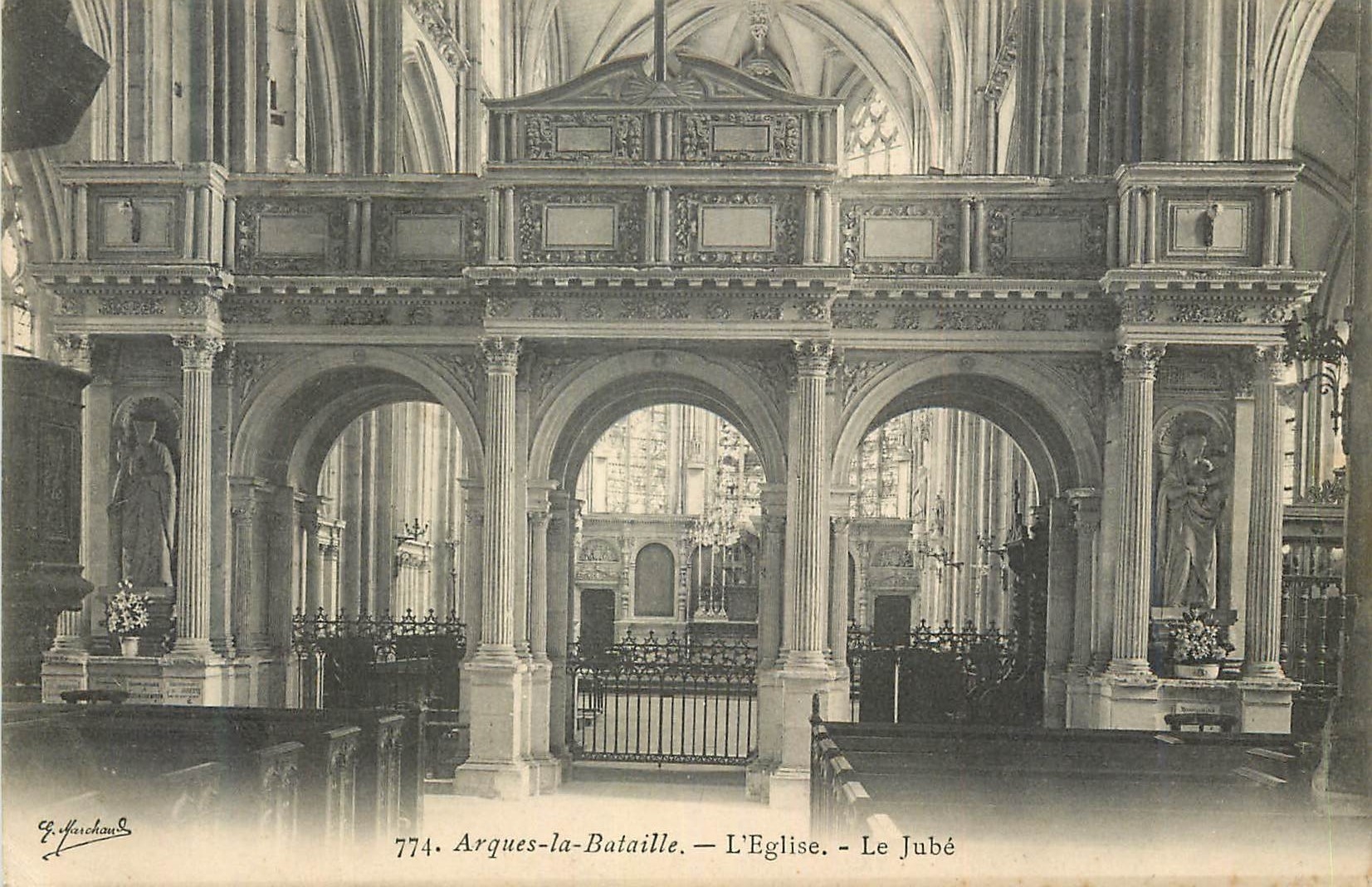 CPA Arques la Bataille L'Eglise le Jube