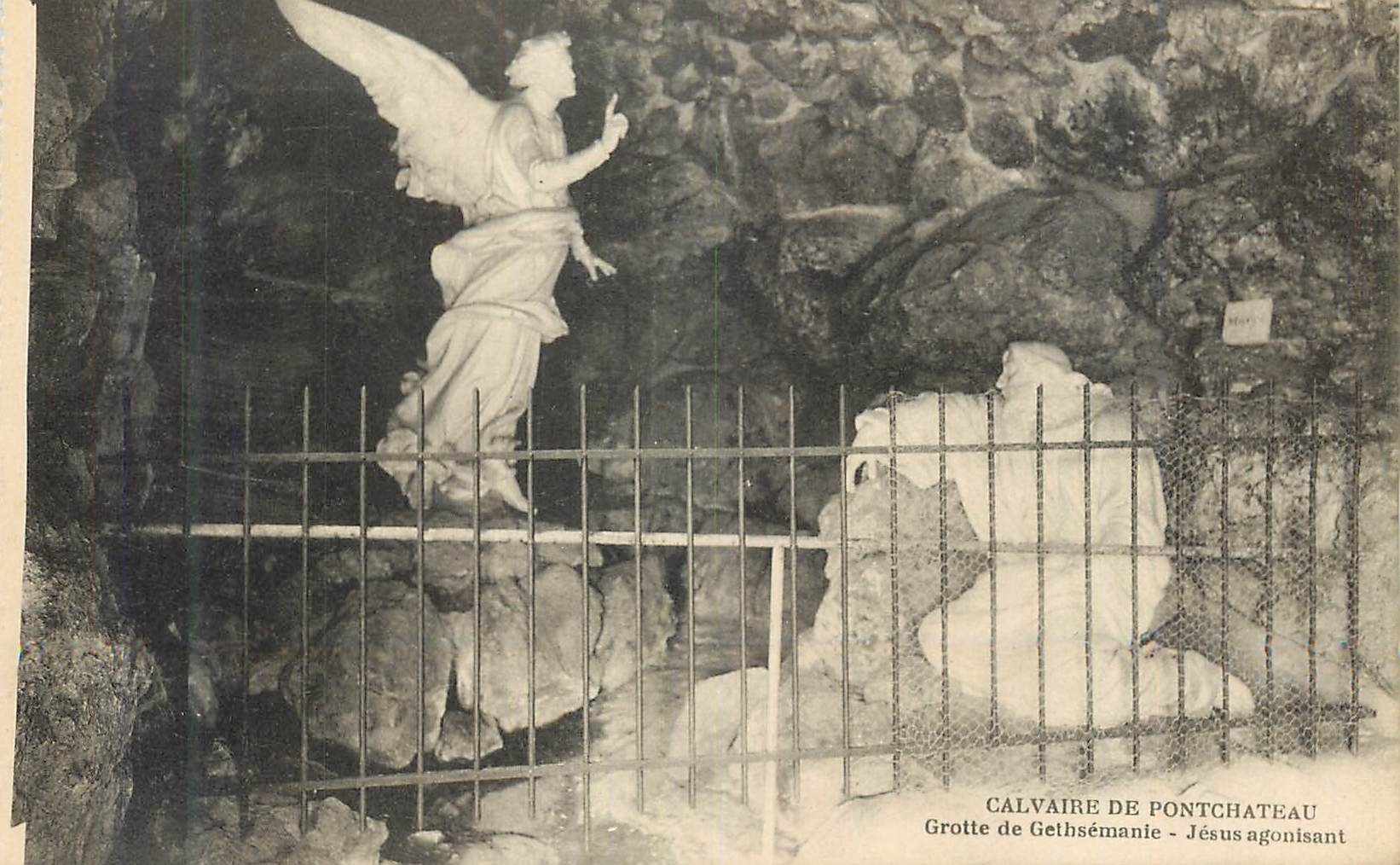CPA Calvaire de Pontchateau Grotte de Gethsemanie Jesus Agonisant
