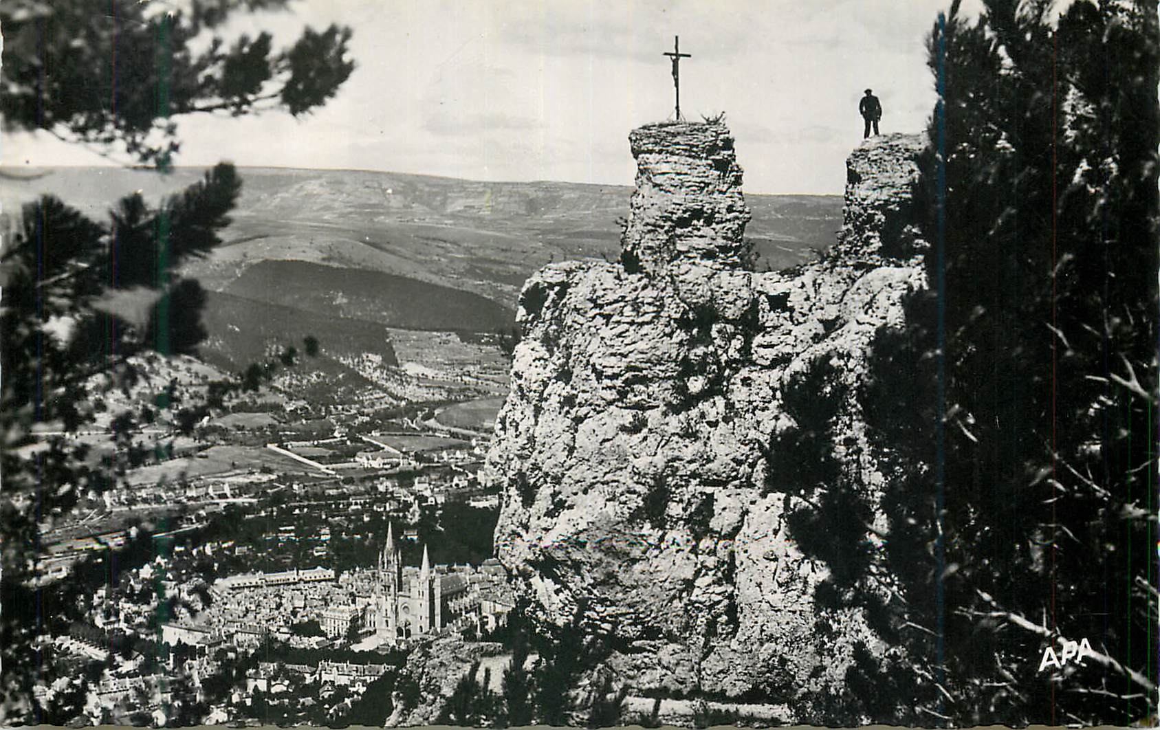 CPM Mende (Lozere) Vue du Grand Rochet Saint Privat