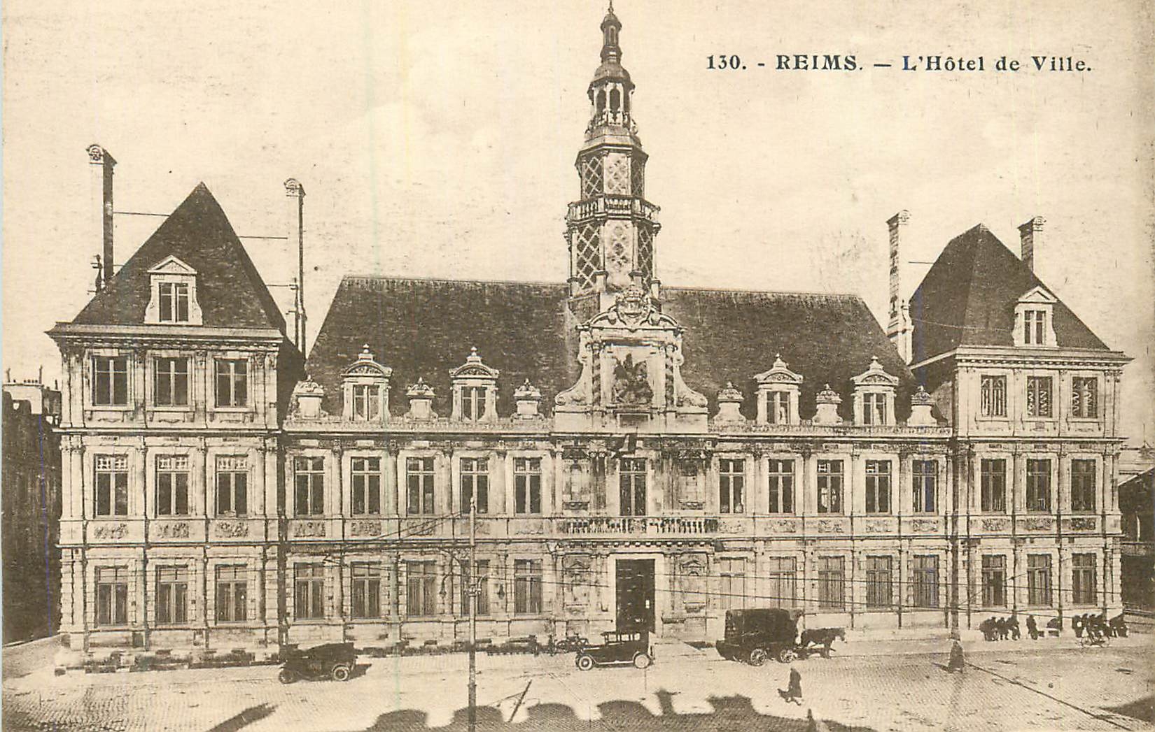 CPA Reims l'Hotel de Ville