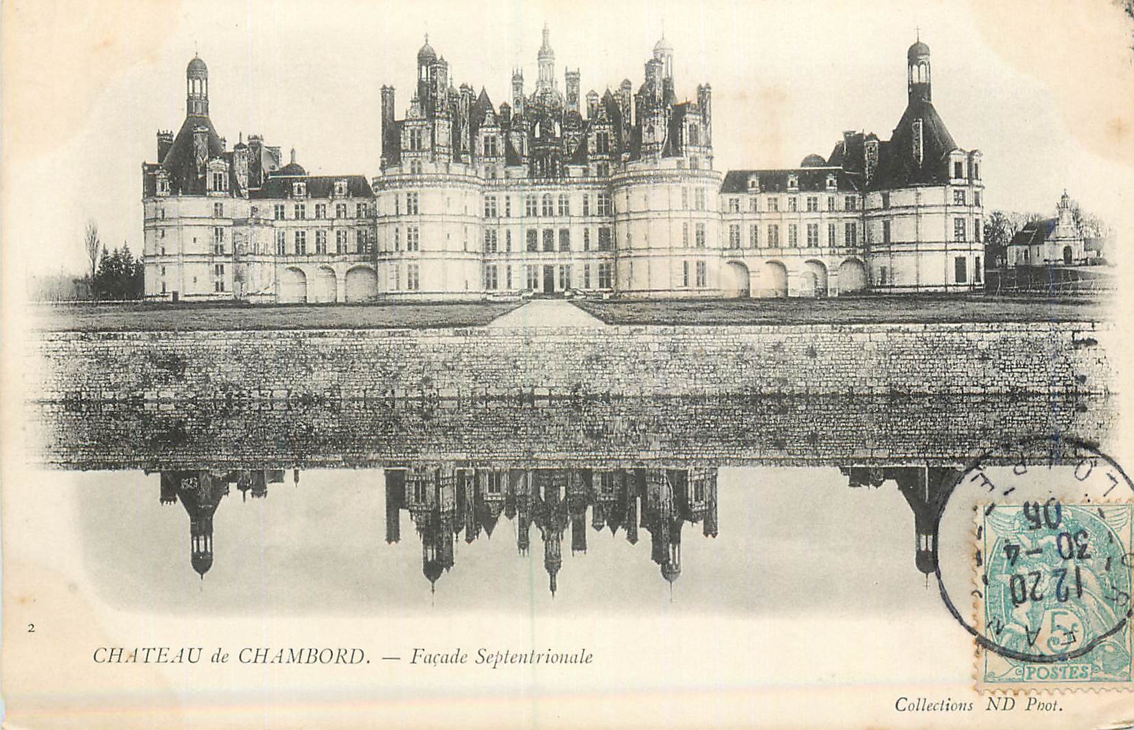 CPA Chateau de Chambord Facade Septentrionale