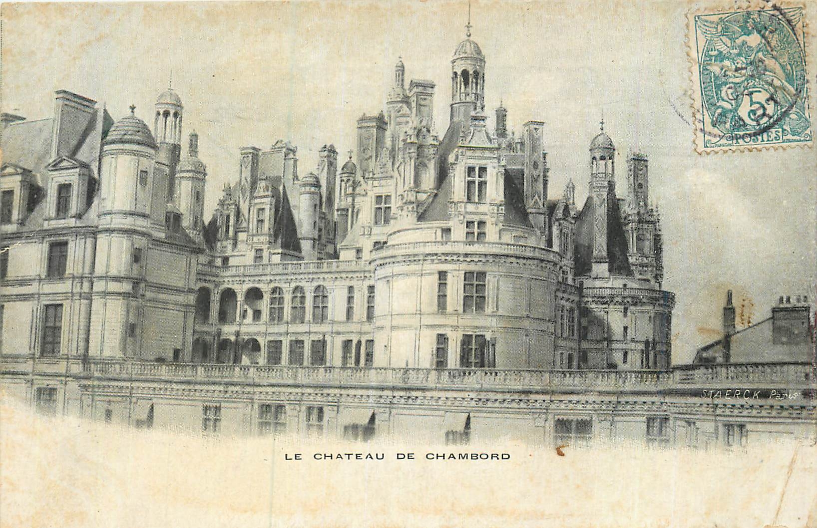 CPA le Chateau de Chambord