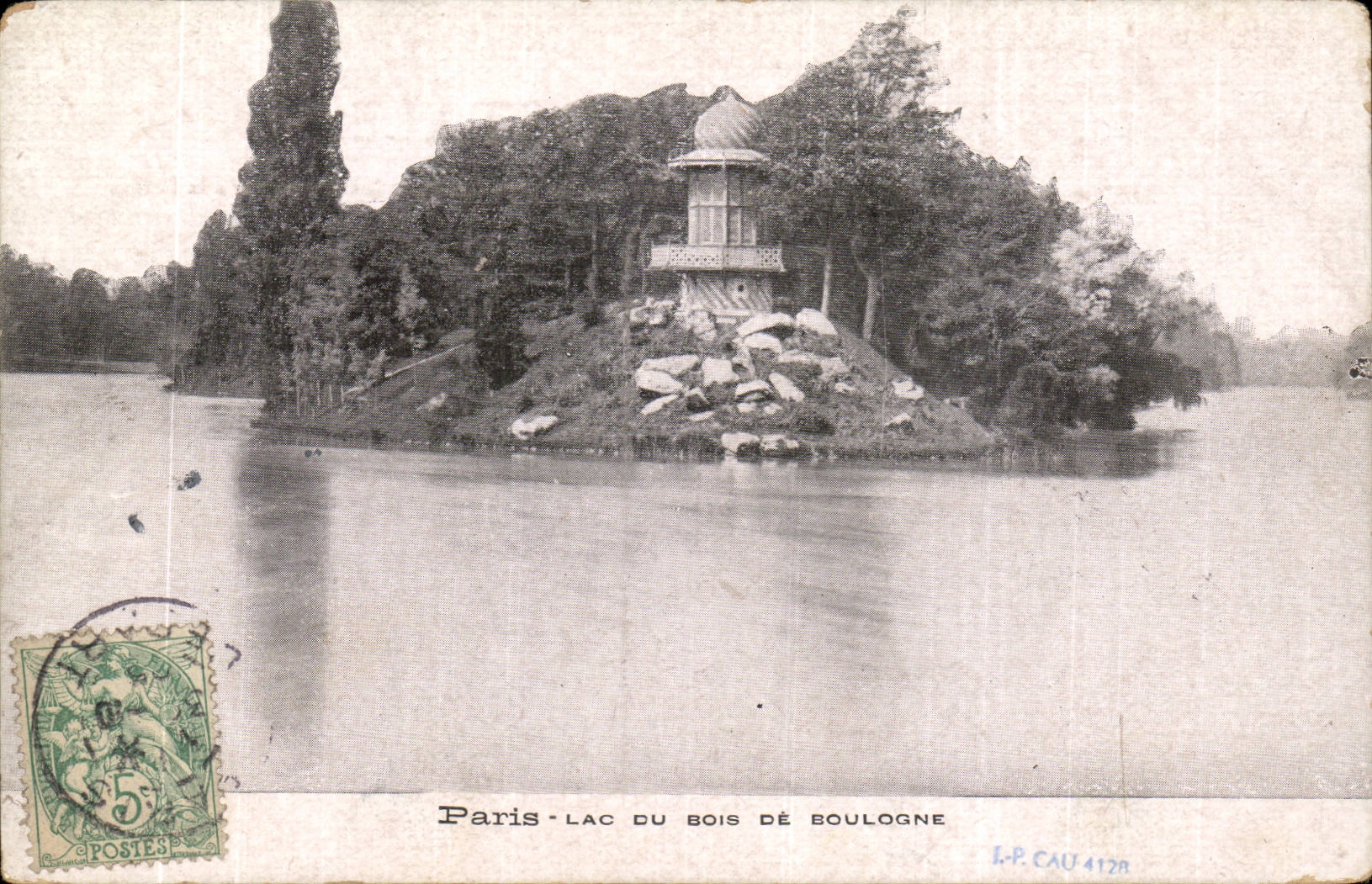 Paris-See des Holzes von Boulogne-CPA