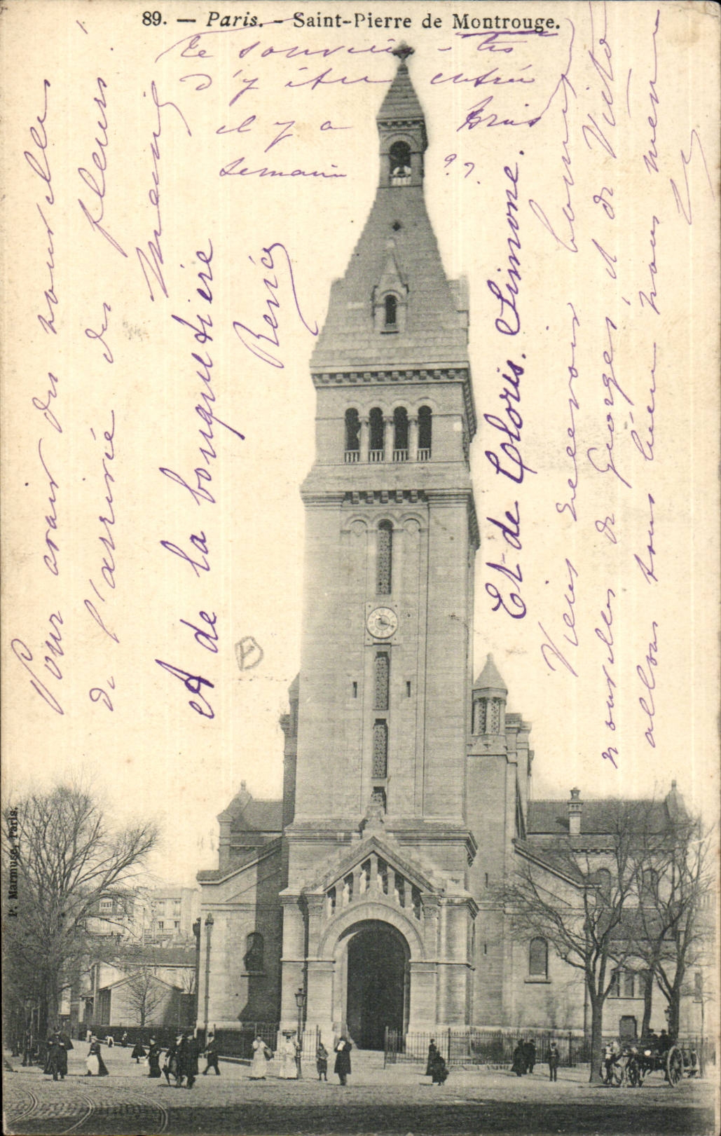 Paris (14) the St-Pierre Church of Montrouge-St Pierre off Montrouge Church - CPA