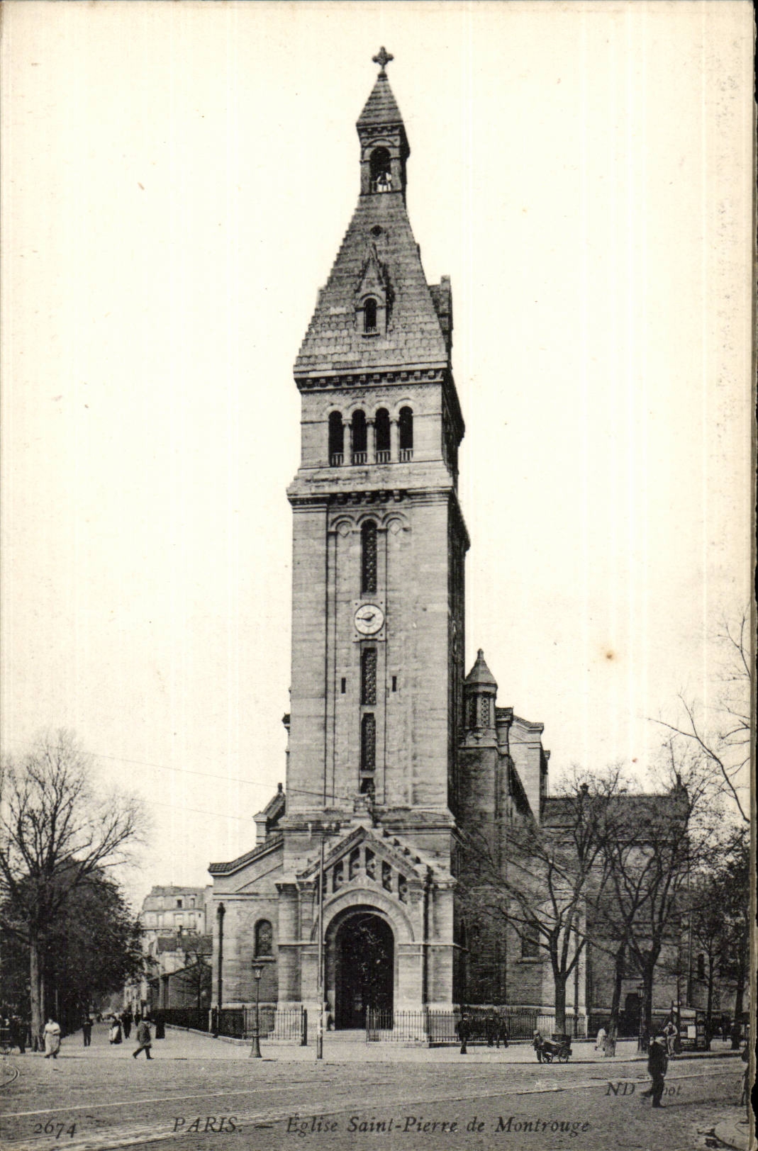Paris (14) Horse the St-Pierre Church of Montrouge-St Pierre off Montrouge Church - CPA
