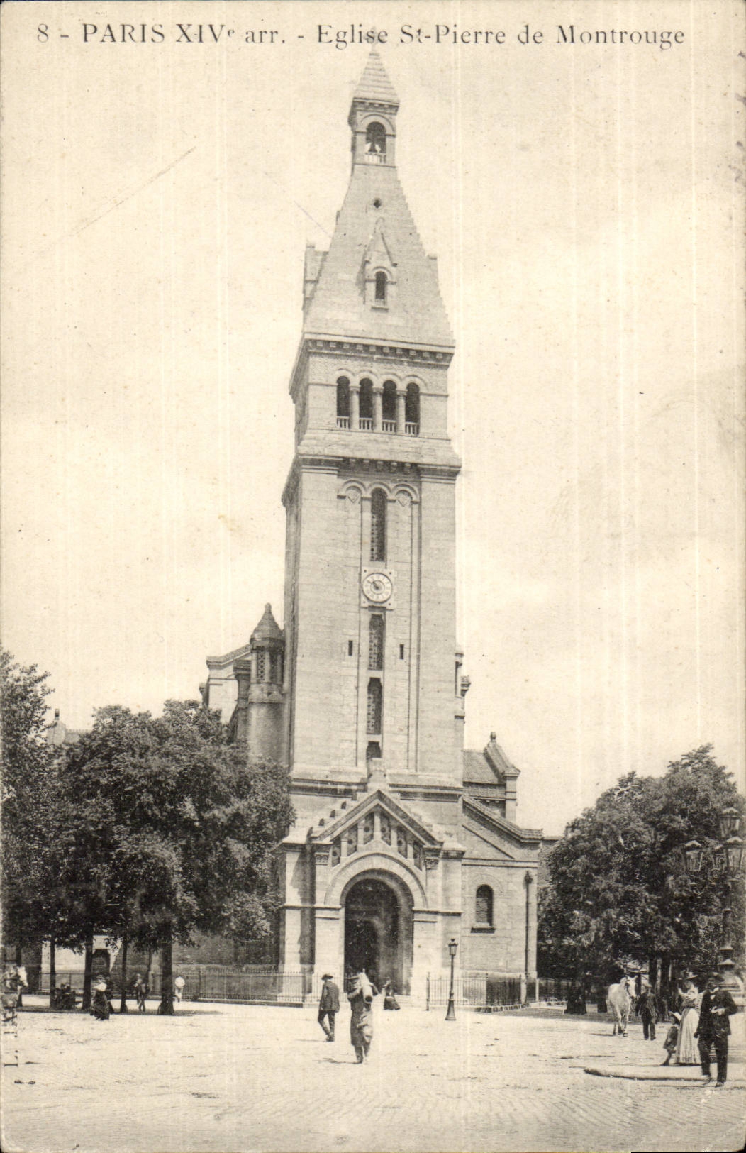 Paris (14) the St-Pierre Church of Montrouge-St Pierre off Montrouge Church - CPA