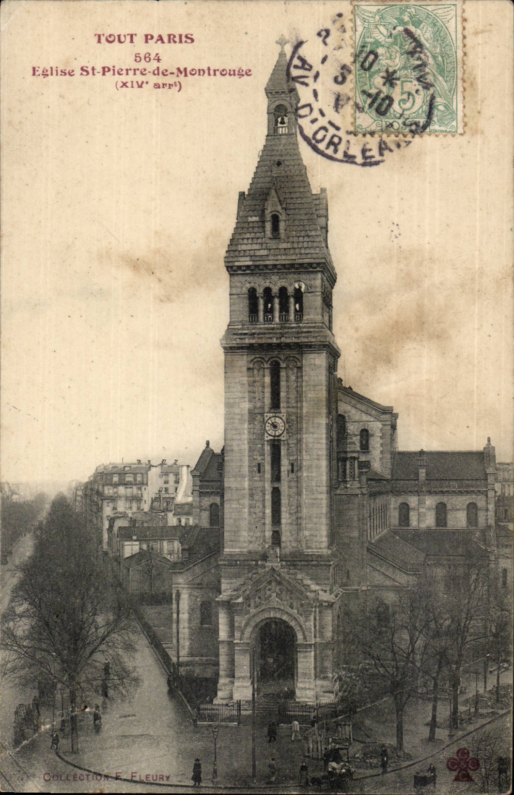 Paris (14) the St-Pierre Church of Montrouge-St Pierre off Montrouge Church - CPA