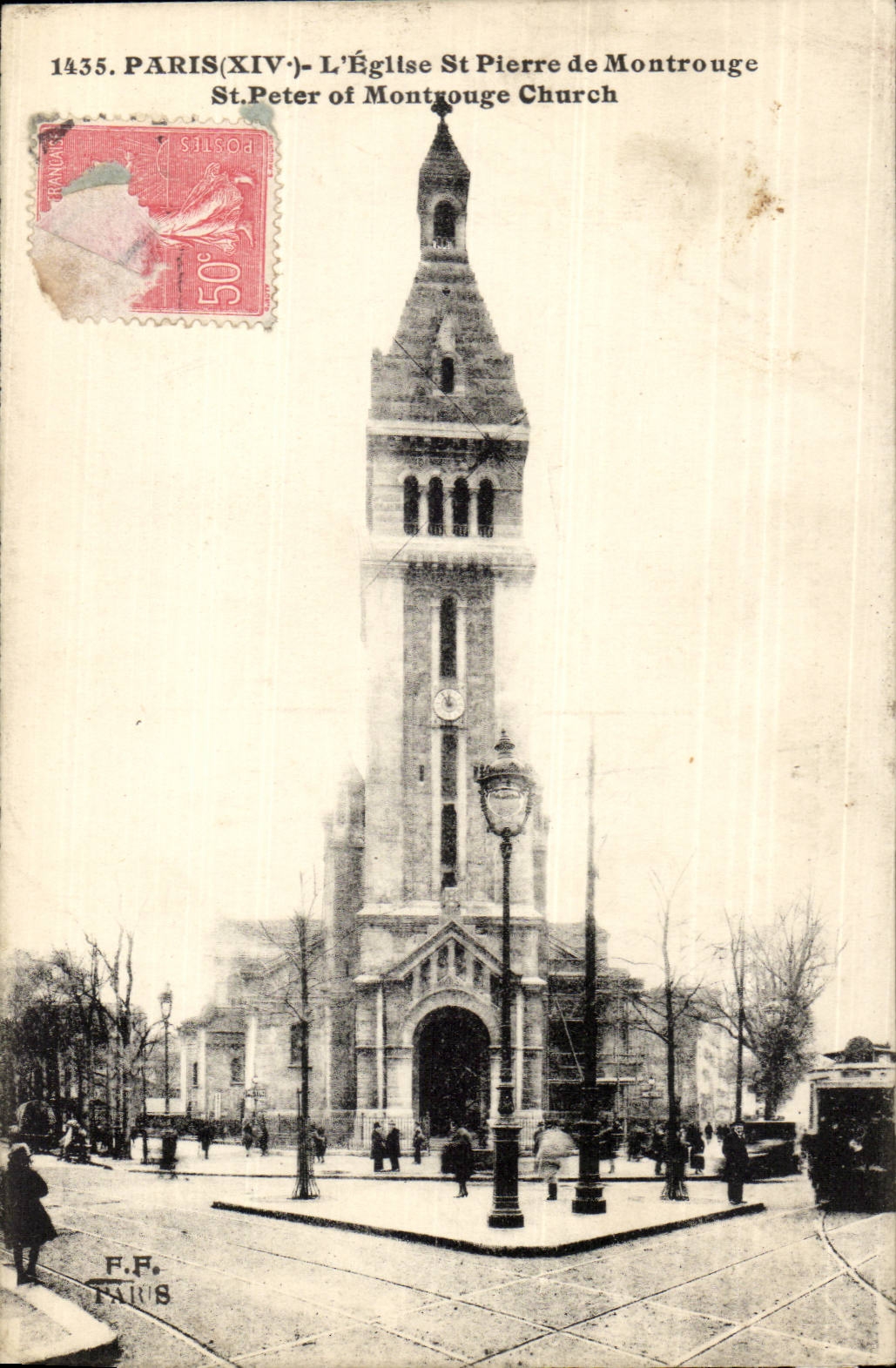 Paris (14) the St-Pierre Church of Montrouge-St Pierre off Montrouge Church - CPA