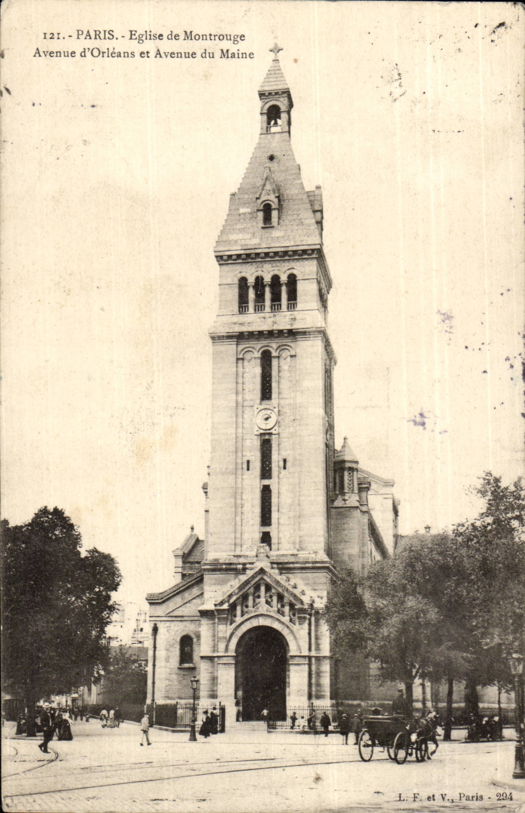 Paris (14) the St-Pierre Church of Montrouge-St Pierre off Montrouge Church - CPA