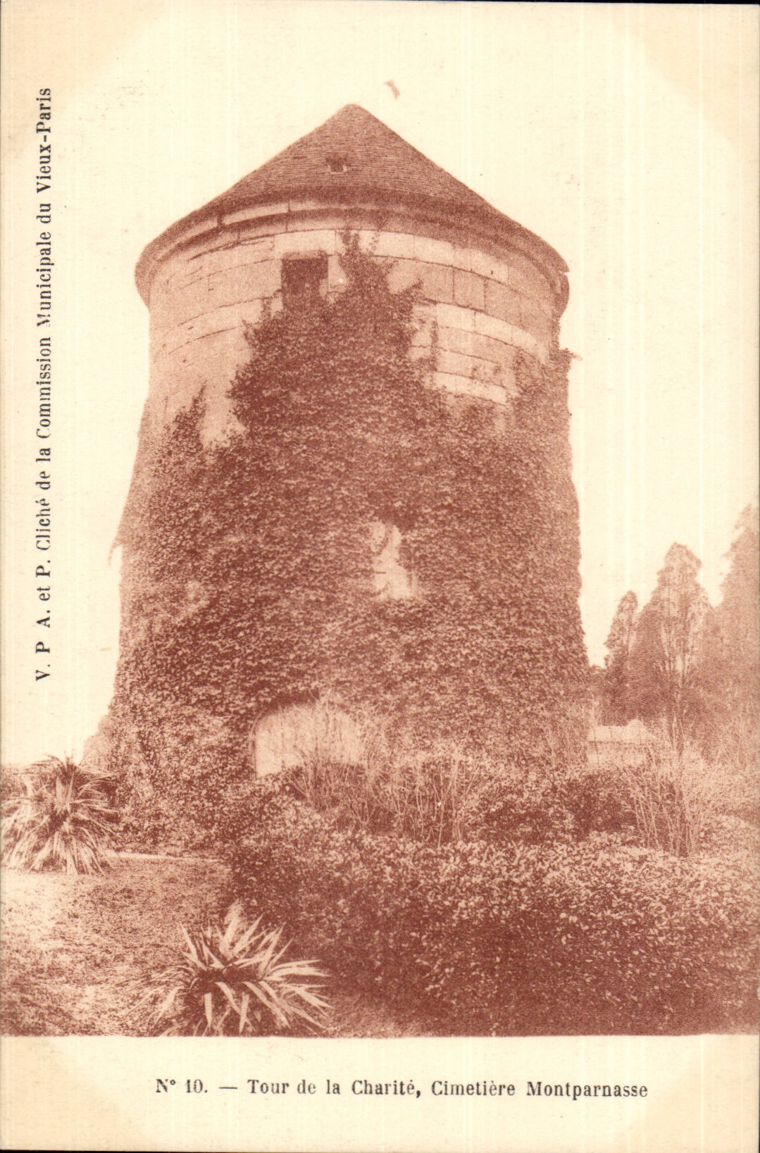 Paris (14) Tower of Montparnasse Charity-Cietiere-- CPA